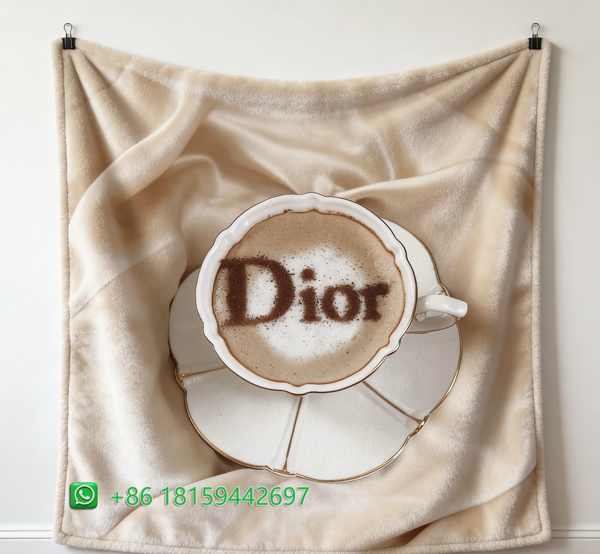 Dior Throw Blankets